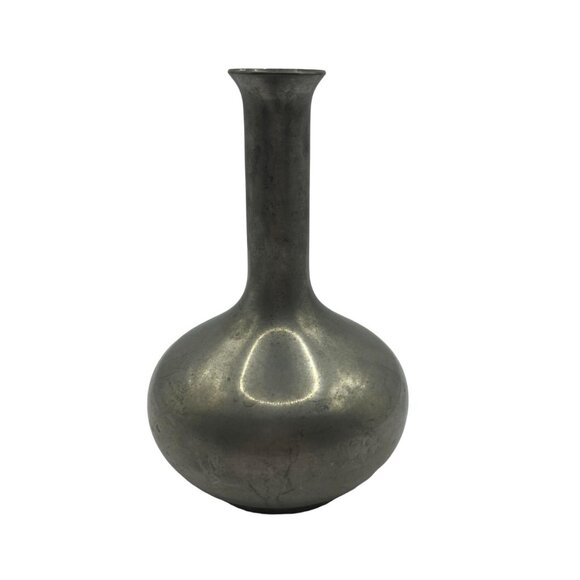 Vintage KDM Royal Holland Daalderop Pewter Bud Vase 5" Tall Made in Holland - Picture 1 of 4